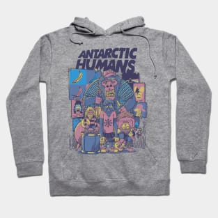 Antarctic Humans Blue Hoodie